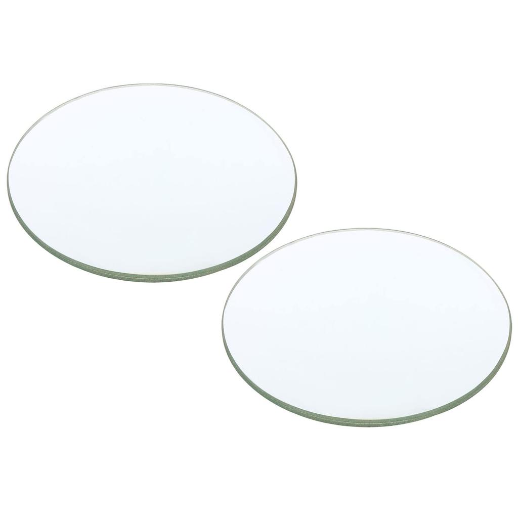 PATIKIL 1300mm Focal Length Biconvex Lenses, 2 Pieces, 100mm Diameter, 11mm Height, Glass Optical Polishing, Round Edge Lenses, Clear, for Physics