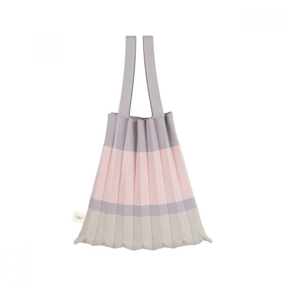 

Pleatsmama Tote Bag Pink Gray Single option