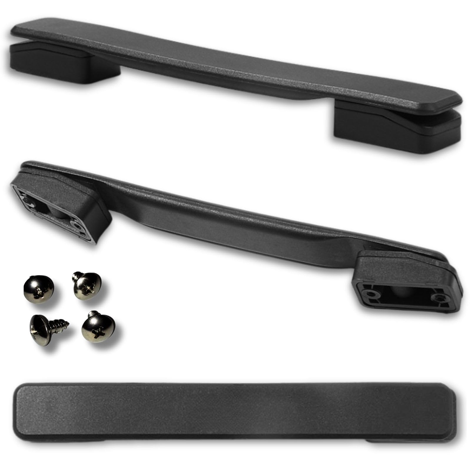 

Leap Raupe Suitcase Handle, Replacement Carry-On Handle, 20cm, Black, with Screws, H3