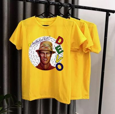 Hot Devo Sind wir nicht Männer A Wir sind Devo Gelbe Kollektion Sänger T-Shirt