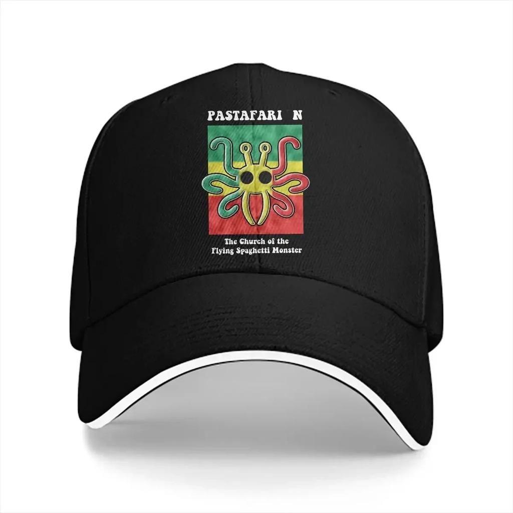 Pure Color Dad Hats Pastafarian The Church Men's Hat Sun Visor Baseball Caps Flying Spaghetti Peaked Cap