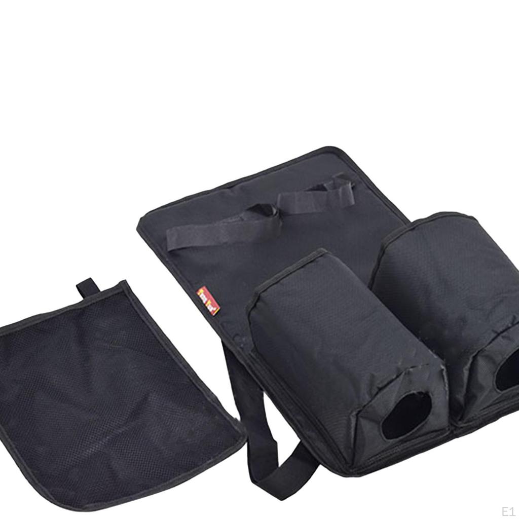 2 Bottle Wine Carrier Tote Gift Protective Portable Beer Travel Bag Carrying Case for Parties