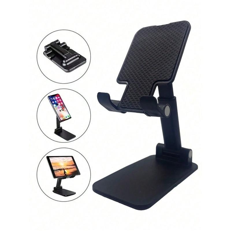 Multifunctional Adjustable Phone Stand - Portable Foldable Desktop & Bedside Tablet Holder  for  Watching ,  Reading,