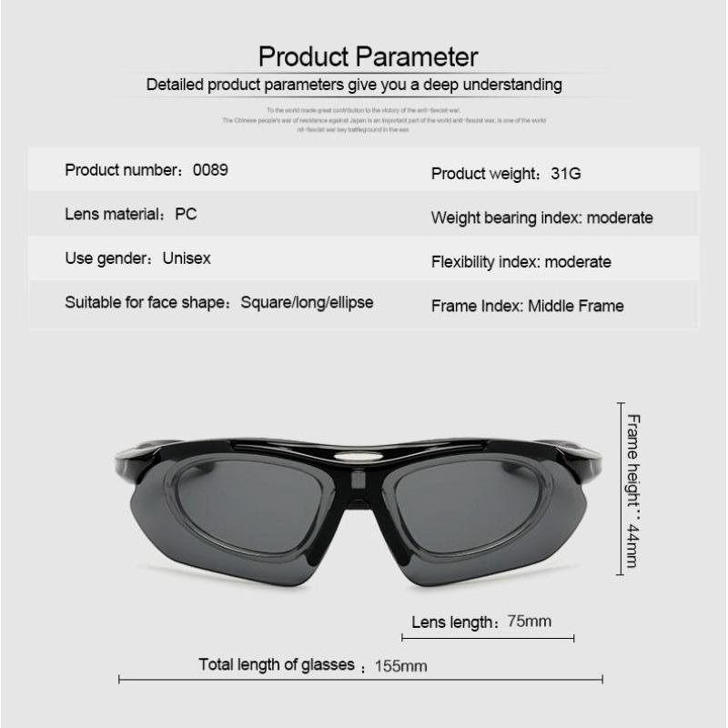 Cycling Sunglasses Sports Men Glasses Road Bicycle Glasses Mountain Bike Riding Protection Goggles Eyewear Women Sun Glasses