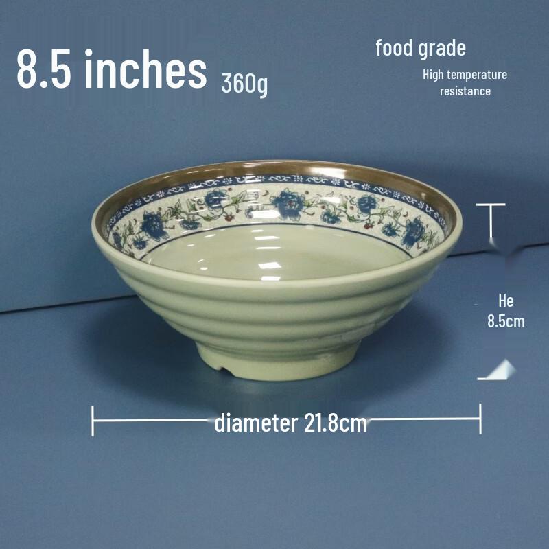 777 Melamine Commercial Ramen & Soup Bowls