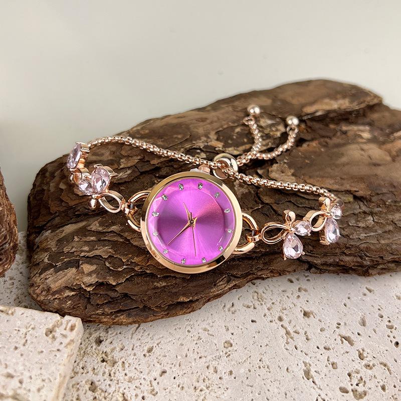 

Fashion Bracelet Watch Women s High Sense Butterfly Sea Sapphire Blue Quartz Watch Wholesale Foreign Trade New Exquisite Watch розы красного