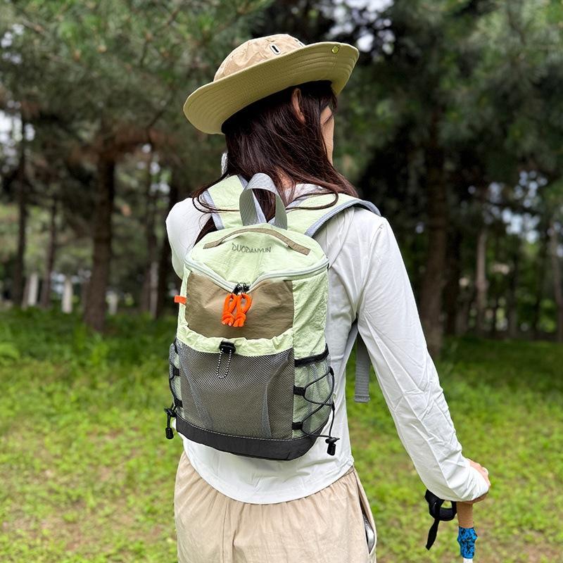 Schoolbag New Korean Leisure Sports Backpack Outdoor Backpack Hiking Large Capacity Travel Schoolbag Light Commute