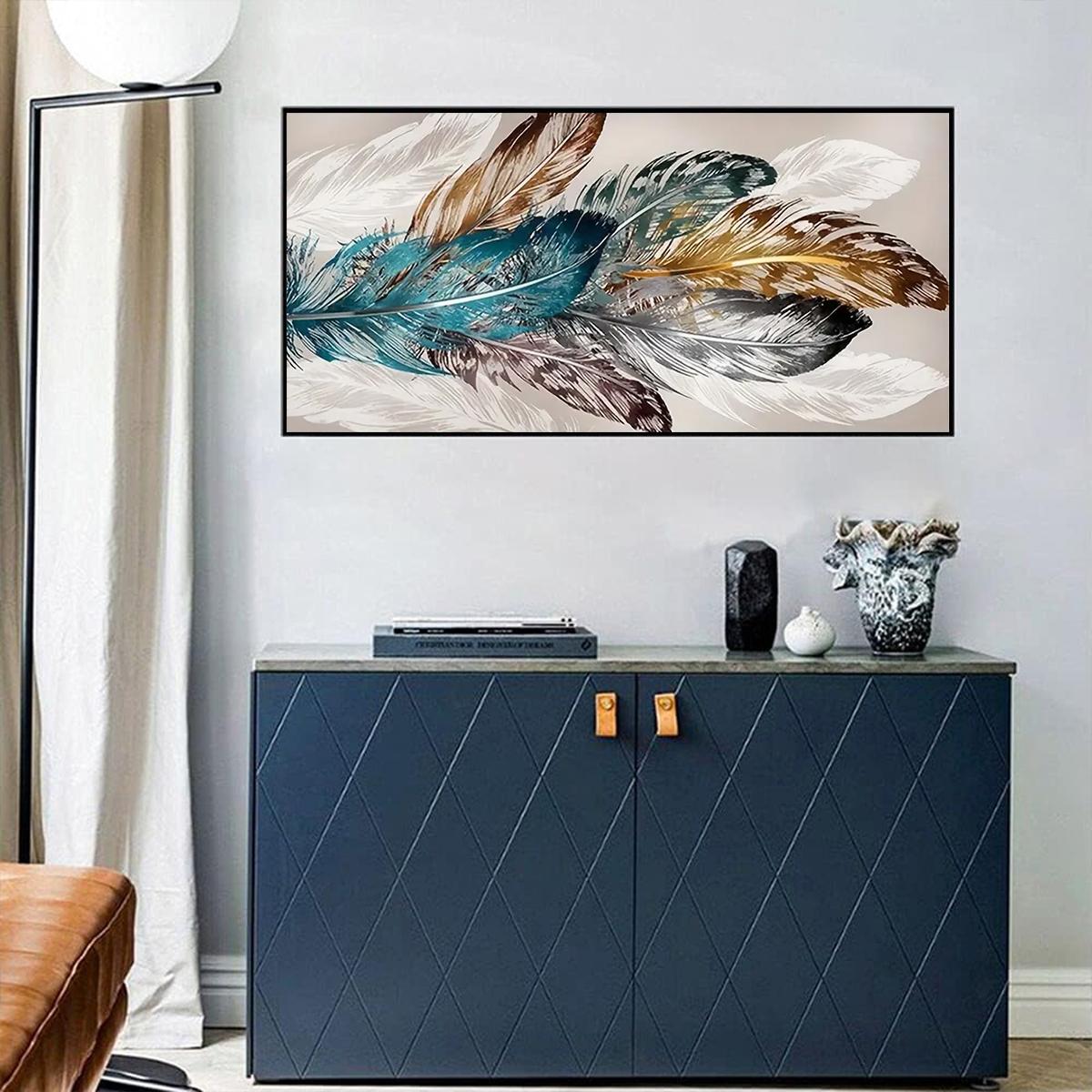 

DIY алмазная живопись гладкие перья комплект для вышивки крестом мозаика искусство алмазная живопись полный круг/квадратный алмаз украшение дома Square 30x60cm