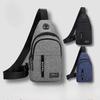 Chest Bag Men's One Shoulder Crossbody Bag Mini Simple Sling Bags Outdoor Sport Messenger Bags Daily Small Shoulder Bag for Men