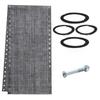 Replacement Fabric for Recliners with 4 Ropes and Screws Quick Dry and Easy Maintenance for Outdoor Relaxation