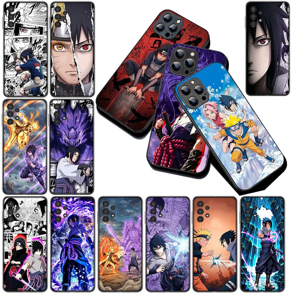 Comics Narutos Uchiha Sasuke Phone Cover for Samsung Galaxy S23 S22 S21 S20 FE Ultra Plus + S23FE A50 A51 A12 Protective Case