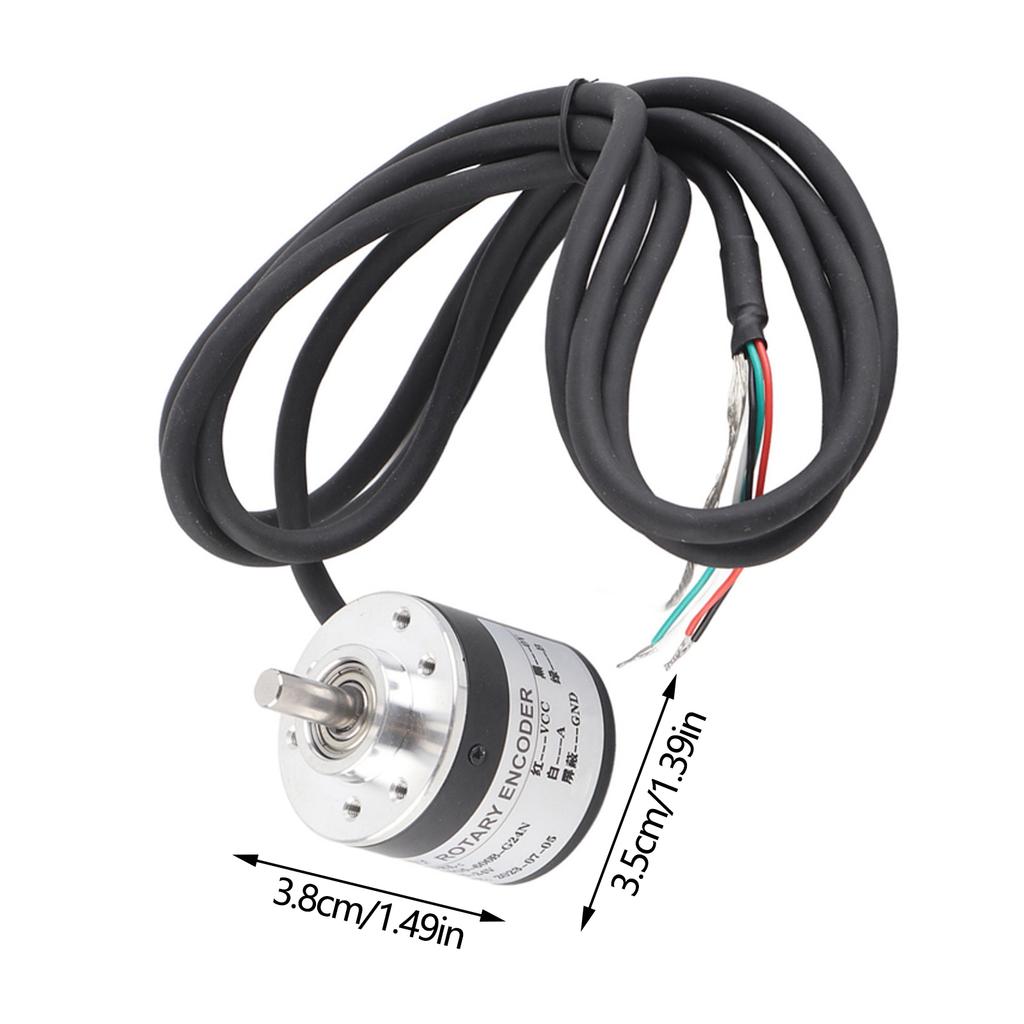 Industrial Automation Equipment 600P/R Magnetoelectric Incremental Rotation Encoder 5V‑24V  2‑Phases Shaft 6mm