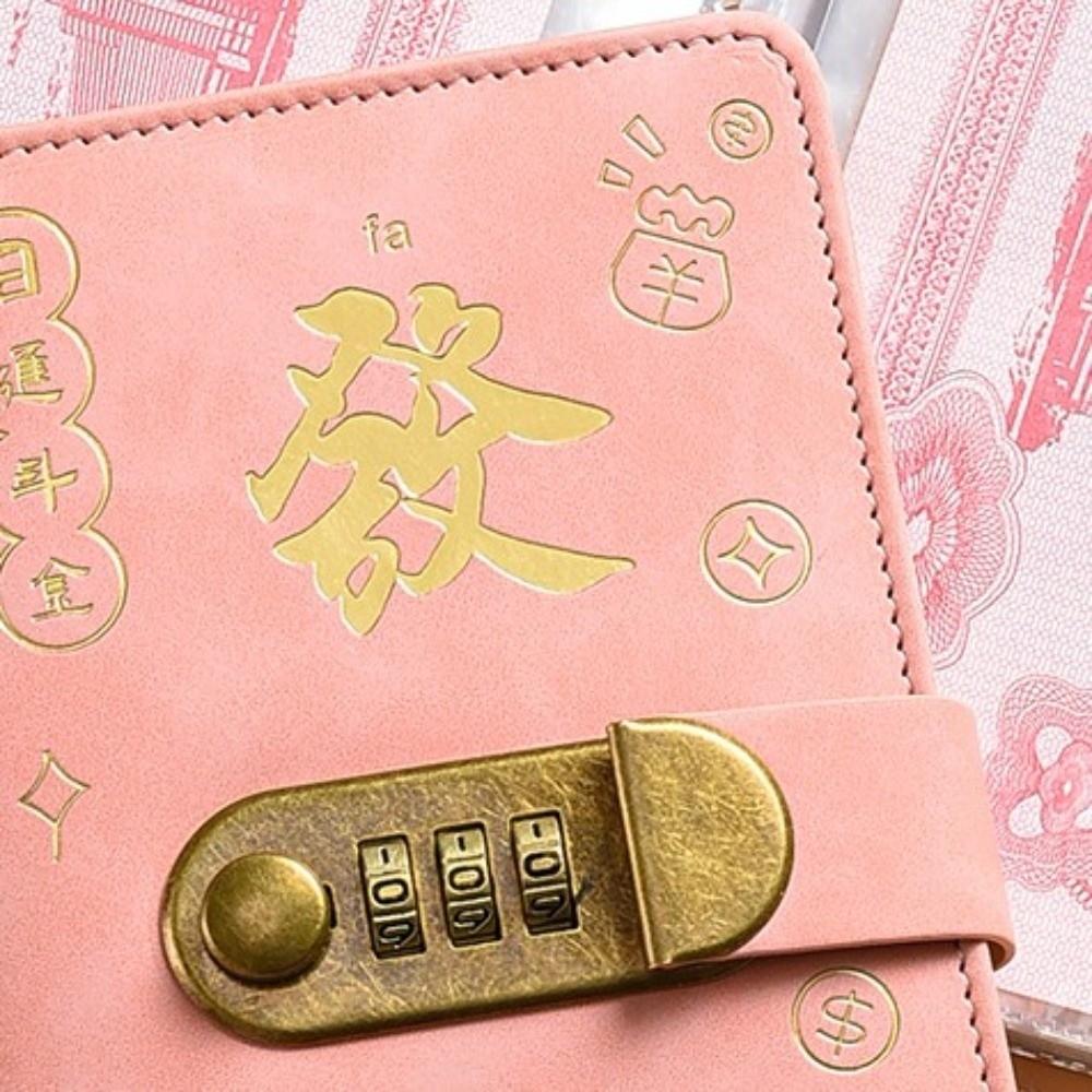 God of Wealth Style Envelop Savings Challenges Book Cash Budget Notebook  Money Organizer