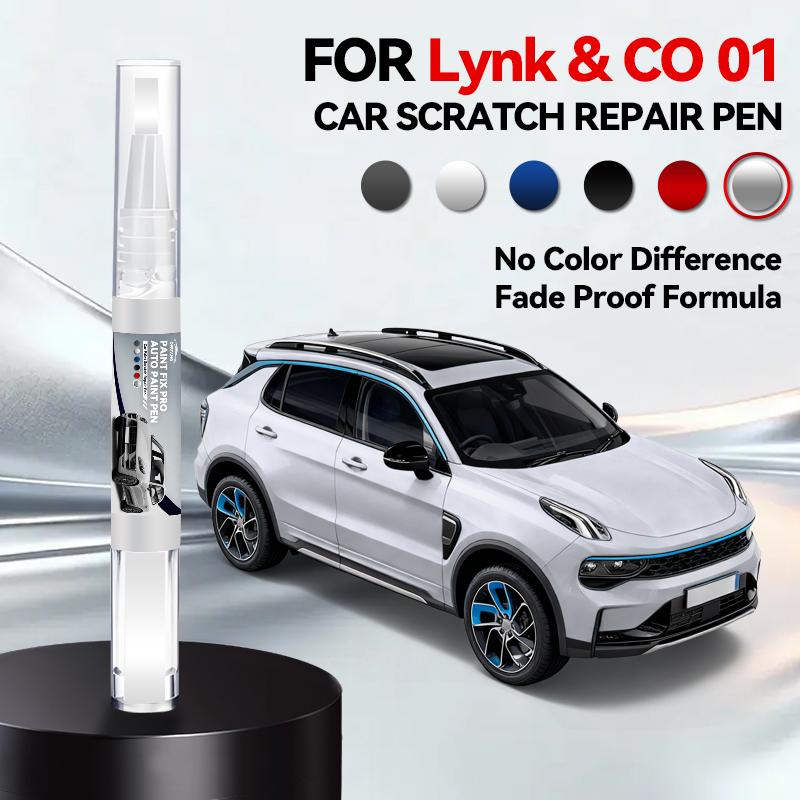 Für Geely Lynk & CO 01 02 2017-2025 M1 C2X Lackreparaturstift Touch-Up Kratzerentferner DIY Autozubehör Schwarz Weiß Lila Rot