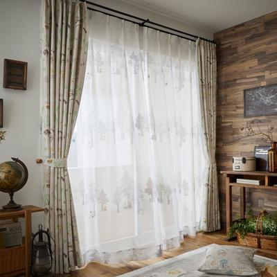 Suminoe MOOMIN Puto Borda Voile Transparente 1 100 x 176 GR Cortinas, Painel, cm, 342-73883