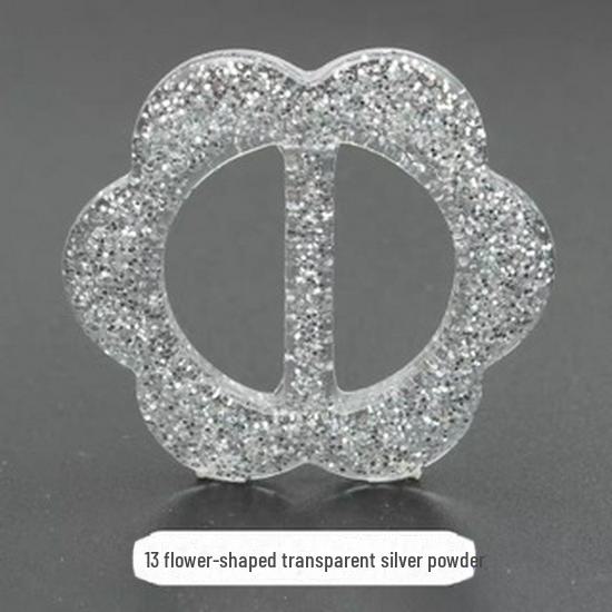 Resin Adjustable Japanese T-Shirt Knot Waist Buckle with Three-Speed Button & Scarf Clip