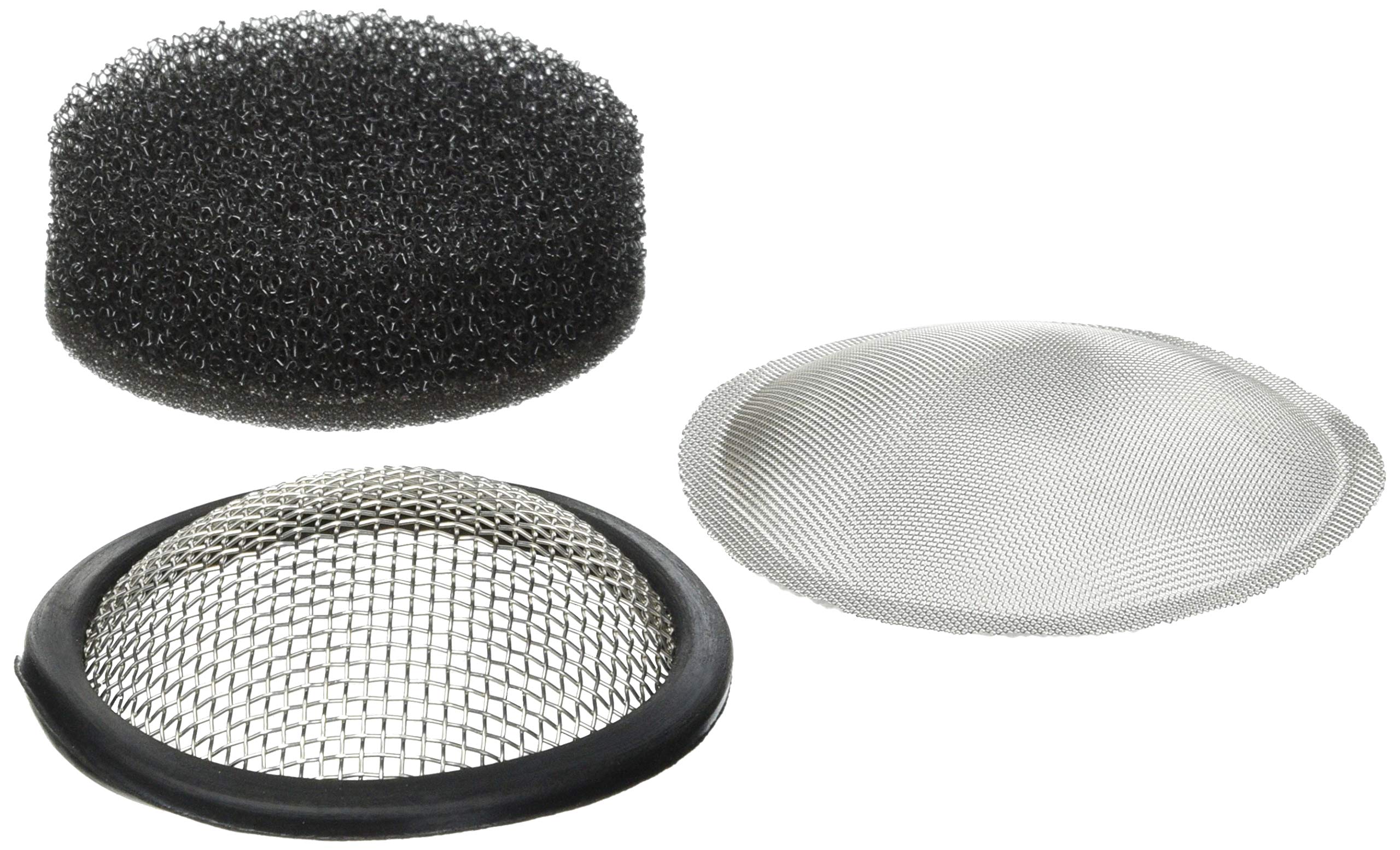 

Kijima Air Funnel Repair Set Net x and Ring (4 Pieces) - Sponge, 2, (102-997) чорний