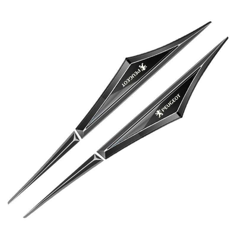 Samolepka na auto 2025 Horké písmeno emblému auta Blatník Čepel Obtisk Ochranné samolepky na karoserii Pro Peugeot 407 508 2008 5008 307 308 3008 20