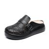 Fashion GKTINOO Roman Summer Mule Shoes Women Genuine Cow Leather Soft Sole Buckle Strap Female Sandal Slippers Handmade