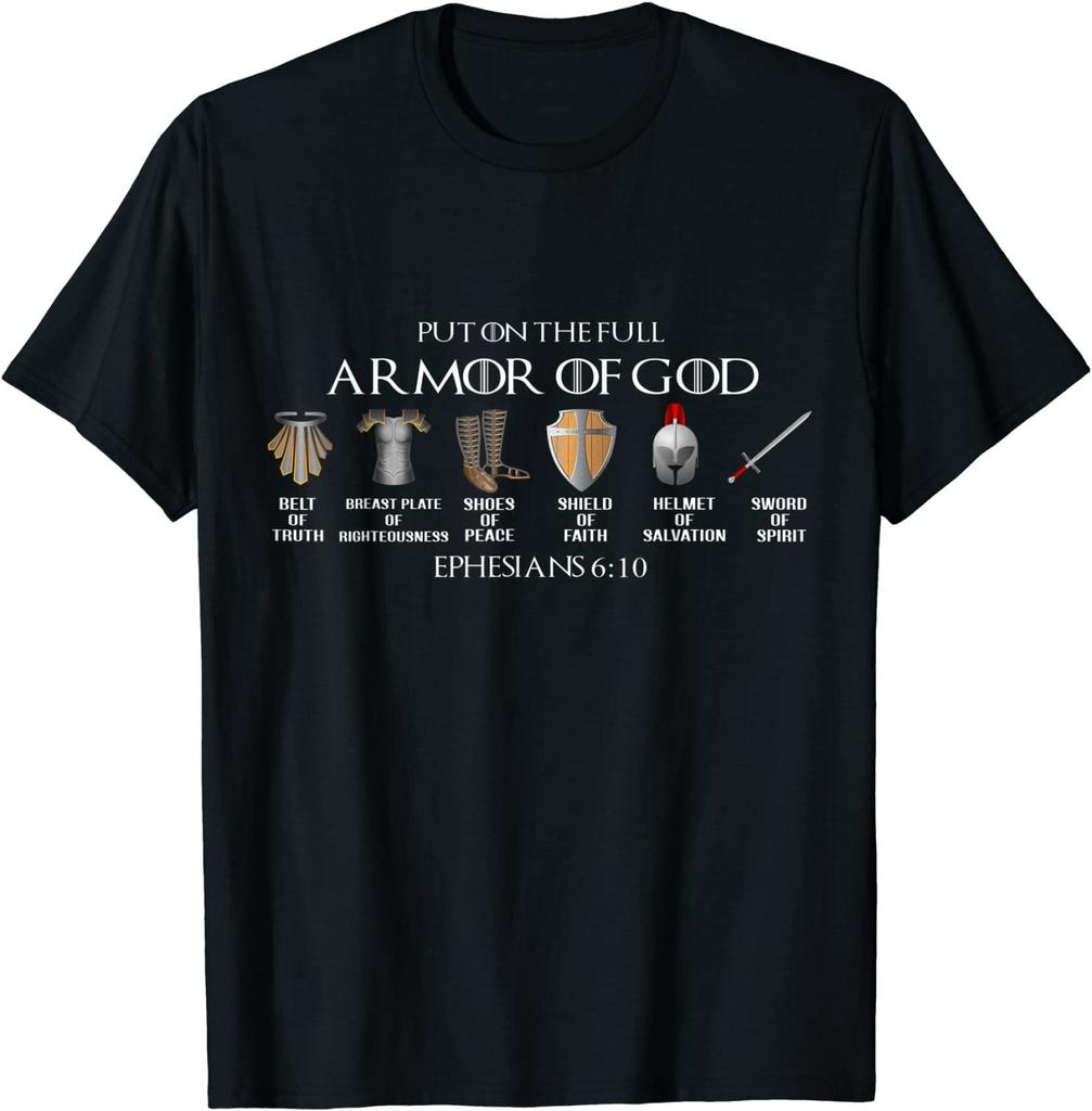 NEW LIMITED! Put On The Full Armor Of God Belt Of Truth Breast Tee - MADE IN USA