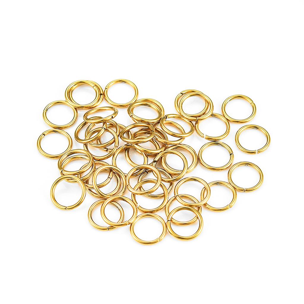 200pcs/Lot Stainless Steel Jump Rings Connectors Links Hooks for DIY Jewelry Findings Making Charms Dangle Accessories