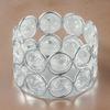 Elegant For Crystal Tealight Candle Lantern Holders with Iron and Glass Materials for Special Events and Home Ambiance