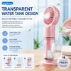 3 In-One Fan Air Conditioner 7-Type LED Light Portable Humidifier Air Conditioner Fan Outdoor Handheld Ice Pack Spray Fan