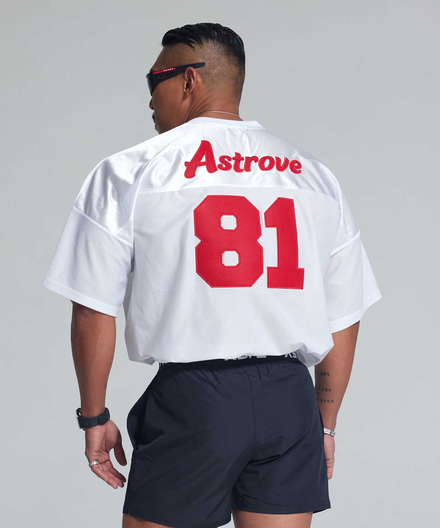 Astrov Air Flow Mesh Half Tee White M