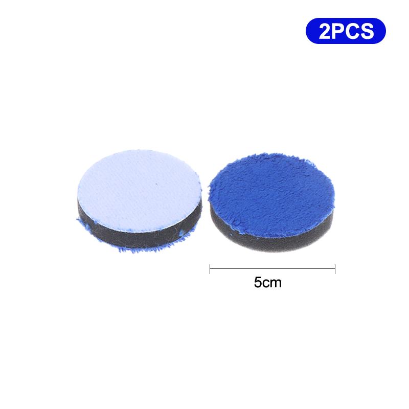 

2Pcs 2/3/4/5/6/7inch Microfiber Polishing Pad For Cars Body Polish Wax Buffer Pad Wash Cleaning Micro Fiber Polishing