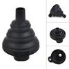 Black Car Funnel Diesel Fluid Change Fill Gasoline