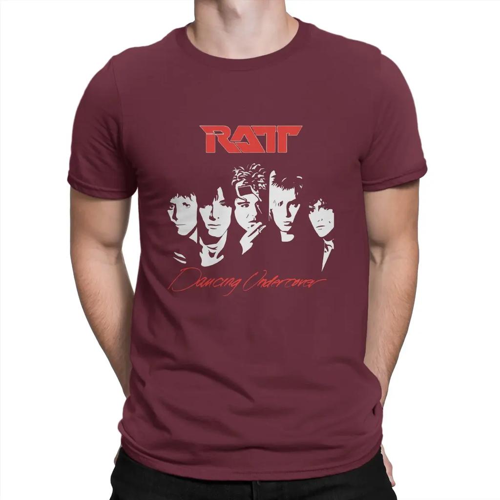 Ratt Band T Shirt Ratt Pure Cotton Tops Fun Short Sleeve Crew Neck Tee Shirt Gift Idea T-Shirt Unisex