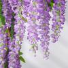 90cm Artificial Abler Giant Wisteria Long Branches Flowers Wedding Home Decoration Indoor Living Room Hanging Flower Decoration