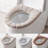 Washable Winter Warm Toilet Seat Cover Universal Cushioned Seat Cover for Toilet Bathroom Toilet Lid Accessories MTGT01
