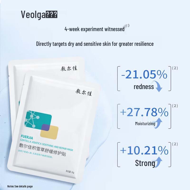 Fu Er Jia Centella Asiatica Soothing Repair Mask