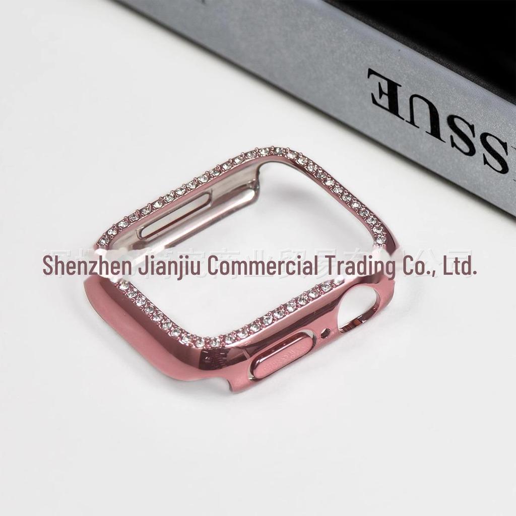 Koperta 46 mm z diamentami do zegarka Apple Watch Series 3-10