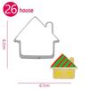 Stainless Steel Christmas Tree Cookie & Cake Cutter Mold Set
