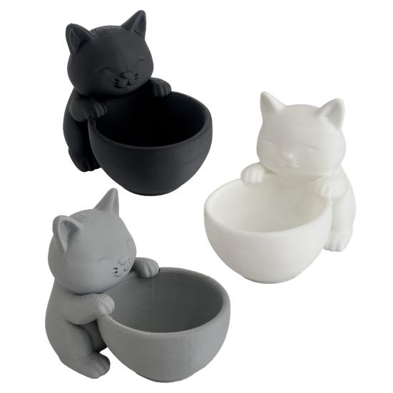 Mini Kitten Flower Pot Succulents Planter Cute Cat Plant Pot Home Desktop Decoration Kitty Planter Gift for Cat Lovers