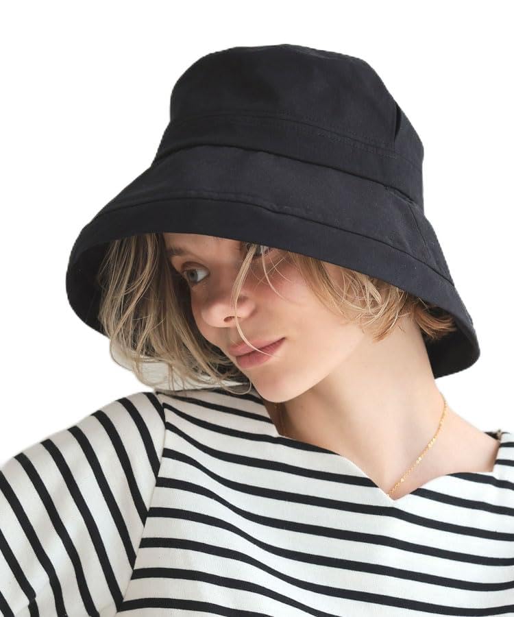 

Панама Cool to the Thin UV One Black [DONOBAN] Женская шляпа, На ощупь, На шнурке, Защита, Размер,