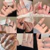 Tide Temperament Sweet Niche Versatile Design Ring Daily Commute Index Finger Ring