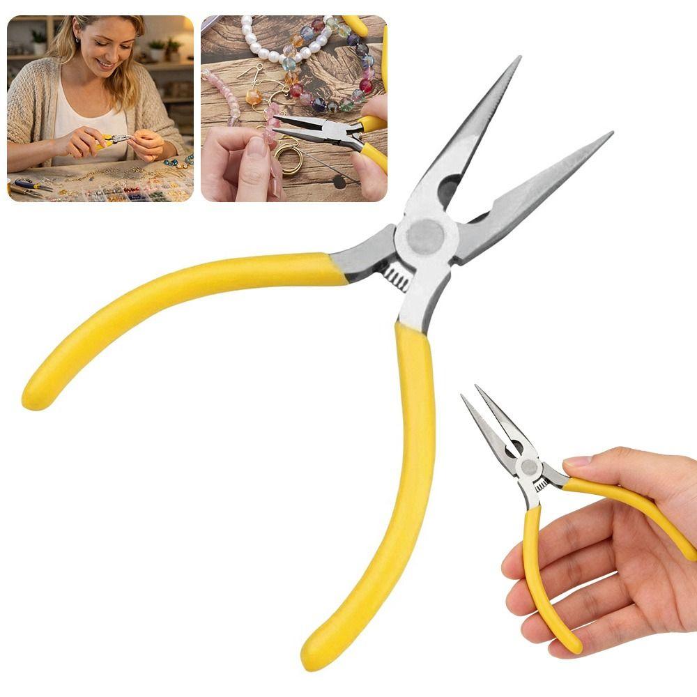 5inch Needle Nose Pliers Precision Effortless Jewelry Pliers Mini Hand Pliers