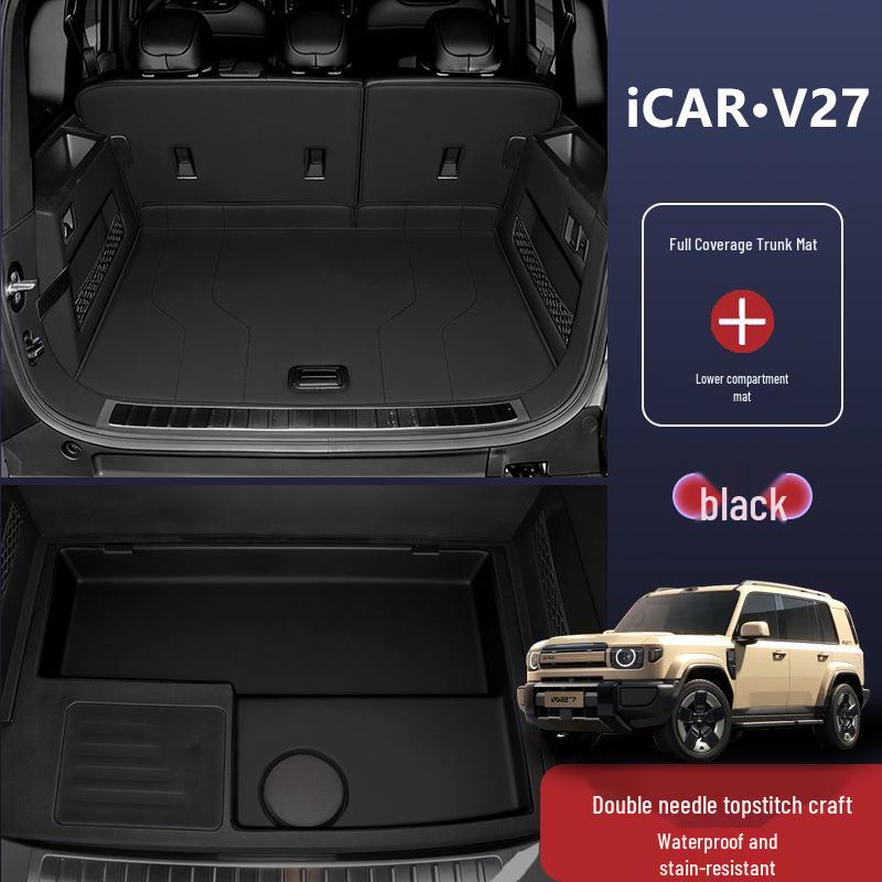 Chery iCAR V27 Trunk Mat: Eco-Friendly, Waterproof, Dustproof Accessory
