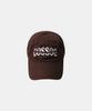 Koso Basic Text Logo Washed Ball Cap (Burgundy)