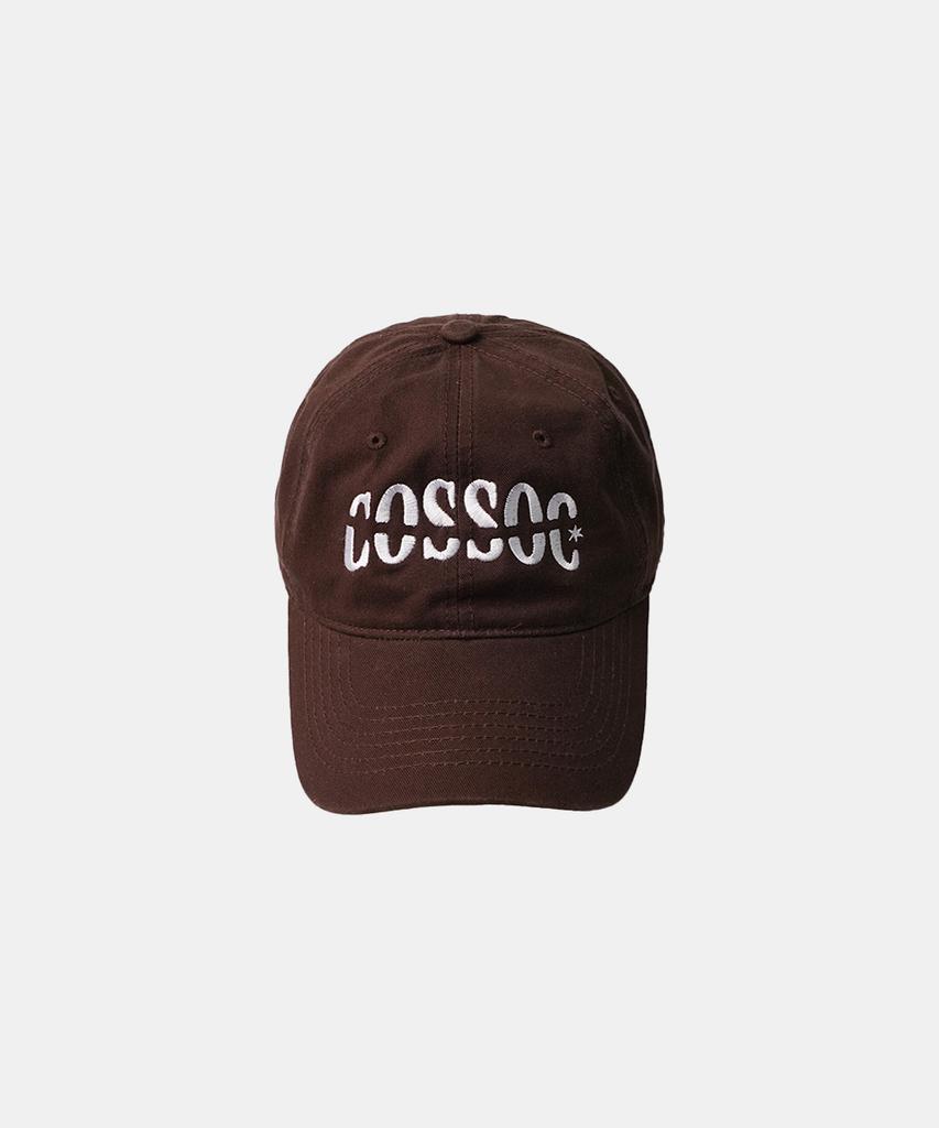 Koso Basic Text Logo Washed Ball Cap (Burgundy)