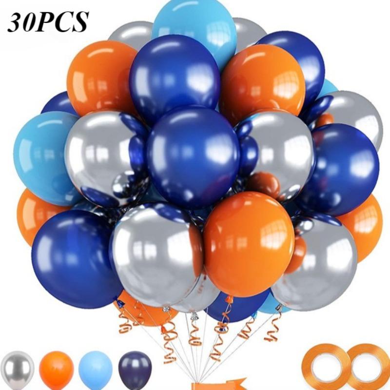 30PCS Latex Balloons for Birthday Weddings Anniversary Bridal Shower Graduation Party Decorations for Christmas, Halloween