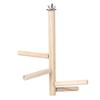Wooden Bird Cage Stand Parrot Perch Training Stands or Parakeets Lovebirds Cockatiels Resting Rack