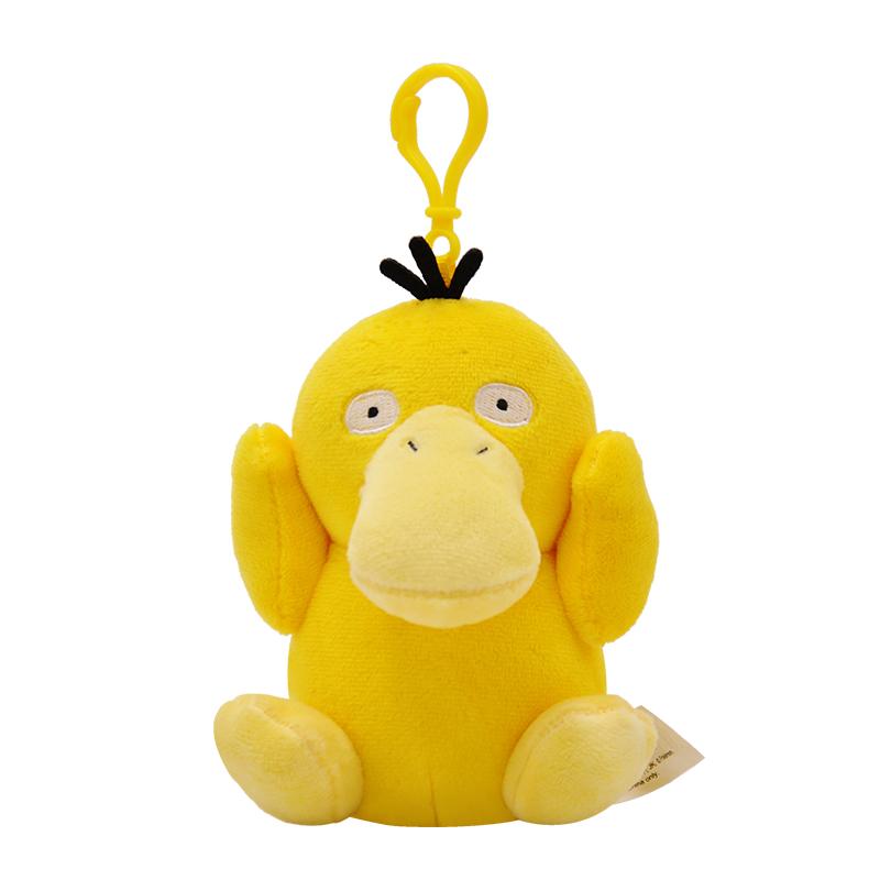 Plush Keychain Cartoon Toys Pikachu Charmander Psyduck Squirtle Snorlax Wobbuffet Doll Kids Kawai Toy Gift