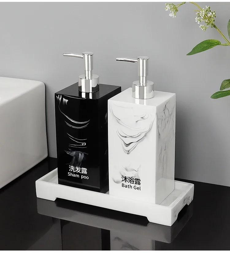 Bathroom Accessories Shampoo Body Wash Dispenser Simple Emulsion Bottle Soap Dispenser Large Capacity Household Lotion Bottle