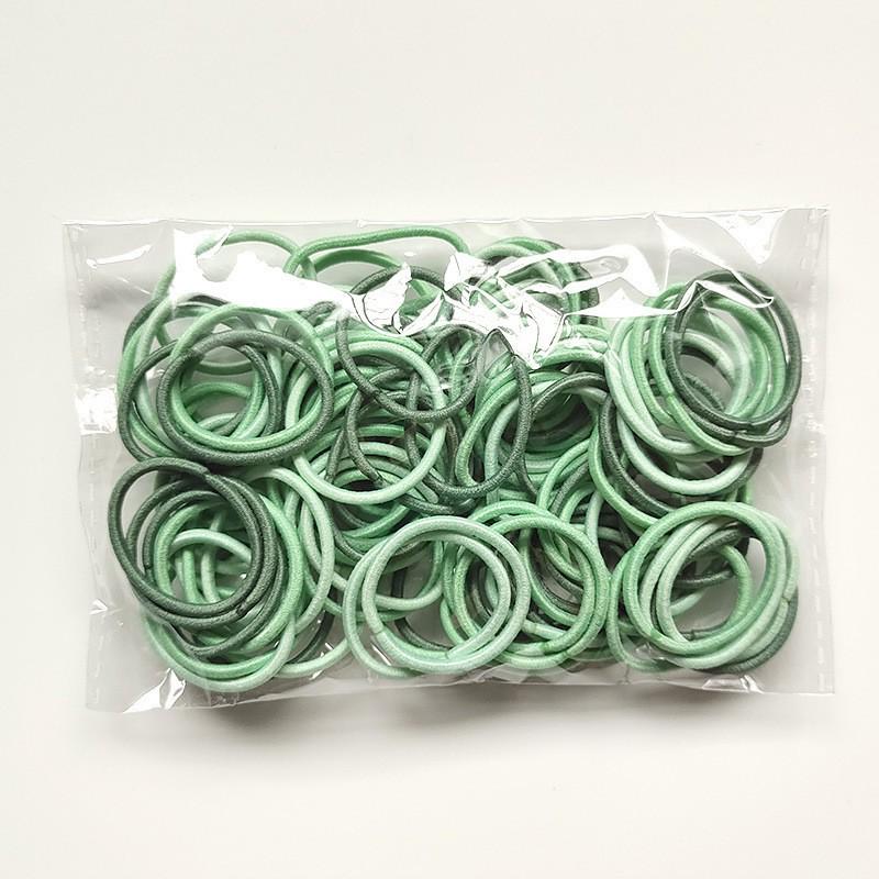 100 Korean-Style Children's Hair Ties - Gentle Baby Hair Accessories for Little Girls