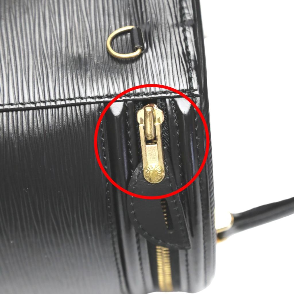 LOUIS VUITTON Epi Cannes Handbag Epi Leather black Women M48032 Used