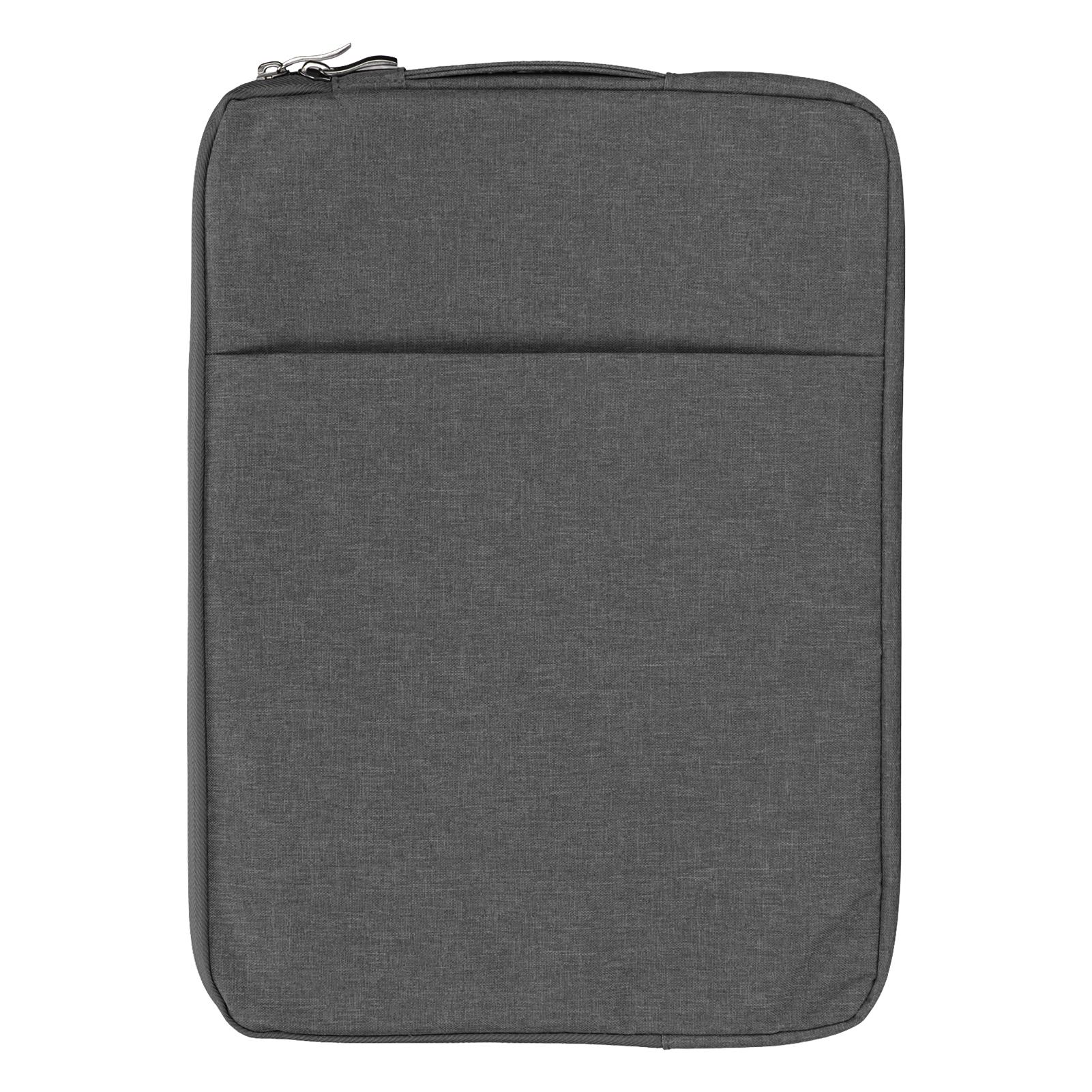 

Чехол для ноутбука 15,6 дюйма 39x29x2 см Двухслойный дизайн Полиэстер Чехол для переноски ноутбука для OS Laptop Pro чёрный